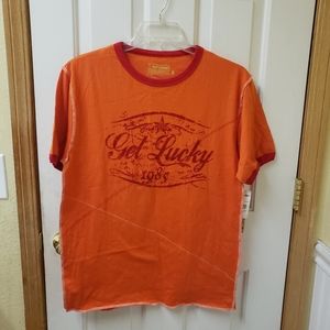 Get Lucky Orange t-shirt size medium